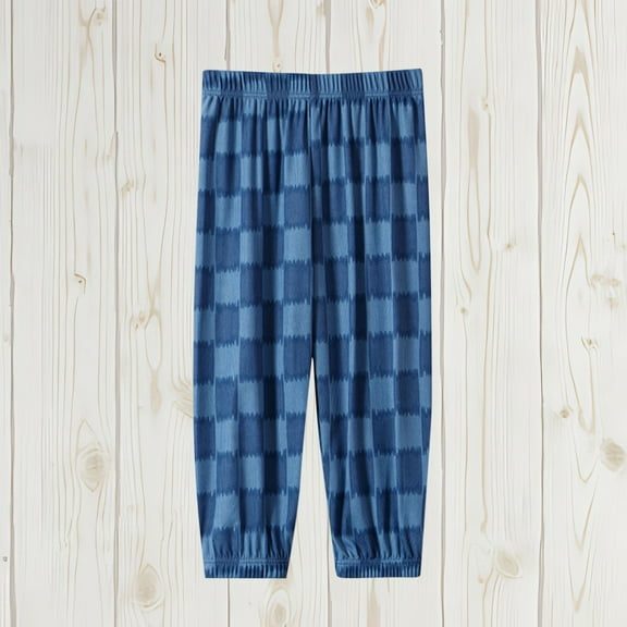 Bnwani Kids Sports Pants for Kids Mosquito Long Repellent Thin Breathable Cool Pockets Pants Blue 7 Years