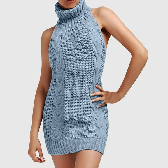 Bnwani Ladies Nightgowns Solid Sexy Blue Size S-XXL