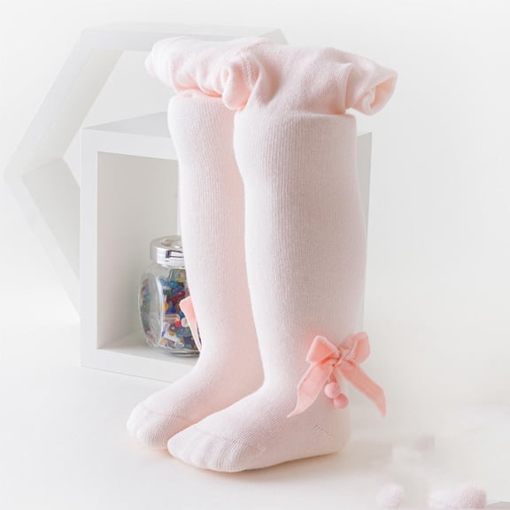 Bnwani Leggings for Girls Winter Tight Thin Outwear Printed Brushed Pink