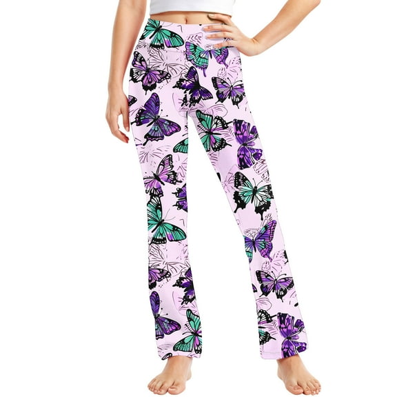 Bnwani Leggings for Kids Fashion Solid Cute Blue