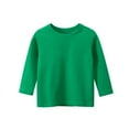thumbnail image 1 of Bnwani Long Sleeve Toddler Shirt Cotton Fall Cotton Crew Neck Casual Solid Tops 4-5t, 1 of 2