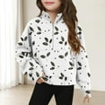 thumbnail image 1 of Bnwani Long Sleeve Toddler Shirts Boys Black Hoodless Fleece Printed Tops 4-5t, 1 of 5