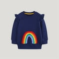 thumbnail image 1 of Bnwani Long Sleeve Toddler Shirts Boys Cotton Crew Neck Loose Casual Fashion Tops 7-8 Years, 1 of 6