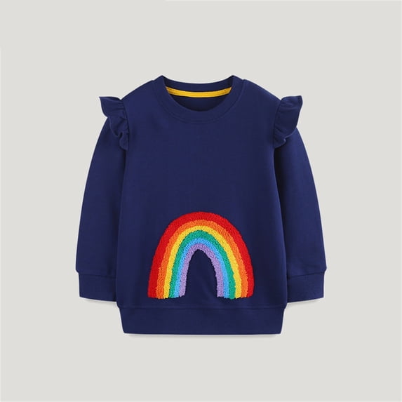 Bnwani Long Sleeve Toddler Shirts Boys Cotton Crew Neck Loose Casual Fashion Tops 7-8 Years