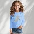 thumbnail image 1 of Bnwani Long Sleeve Toddler Shirts Boys Cotton Fall Spring Cotton Crew Neck Tops 3-4t, 1 of 5