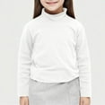 thumbnail image 1 of Bnwani Long Sleeve Toddler Shirts Boys Cotton White Warm Casual Solid Tops 7-8 Years, 1 of 6