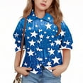 thumbnail image 1 of Bnwani Long Sleeve Toddler Shirts Boys Lapel Casual Fashion Printed Tops, 1 of 6