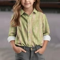 thumbnail image 1 of Bnwani Long Sleeve Toddler Shirts Boys Lapel Casual Fashion Printed Tops, 1 of 5