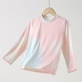 thumbnail image 1 of Bnwani Long Sleeve Toddler Shirts Boys White Crew Neck Outdoor Sunscreen Thin Tops 7-8 Years, 1 of 3