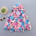 thumbnail image 1 of Bnwani Long Sleeve Toddler Shirts Girls Fall Hooded Casual Fashion Floral Printed Tops 7-8 Years, 1 of 3