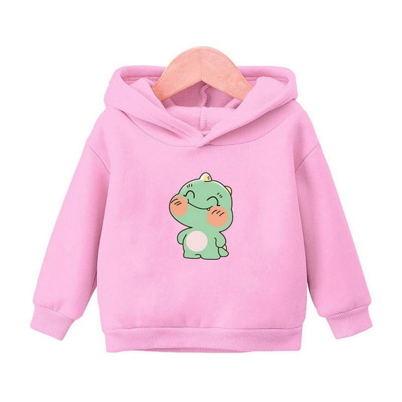 Bnwani Long Sleeve Toddler Shirts Girls Fall Hooded Fleece Casual Tops 7-8 Years