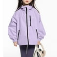 thumbnail image 1 of Bnwani Long Sleeve Toddler Shirts Girls Hooded Outdoor Solid Tops 4-5t, 1 of 3