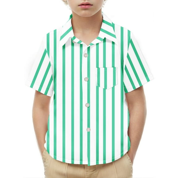 Bnwani Long Sleeve Toddler Shirts Girls Uniform Casual Fashion Cute Striped Pocket Tops