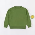 thumbnail image 1 of Bnwani Long Sleeve Toddler Shirts Plain Winter Cotton Crew Neck Thin Casual Solid Tops 3-4t, 1 of 5
