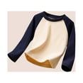 thumbnail image 1 of Bnwani Long Sleeve Toddler Shirts Plain Winter Fleece Warm Thick Solid Tops 24 Months, 1 of 3