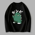 thumbnail image 1 of Bnwani Long Sleeve Toddler T Shirt Cotton Black Crew Neck Thin Printed Tops 24 Months, 1 of 3