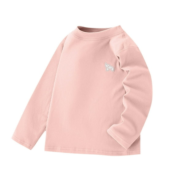 Bnwani Long Sleeve Toddler T Shirt Cotton Crew Neck Casual Fashion Printed Tops 7-8 Years