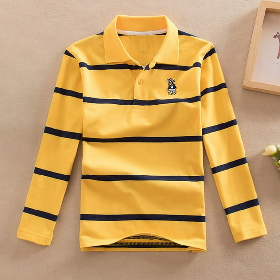 Bnwani Long Sleeve Toddler T Shirt Cotton Crew Neck Casual Printed Striped Tops 4-5t