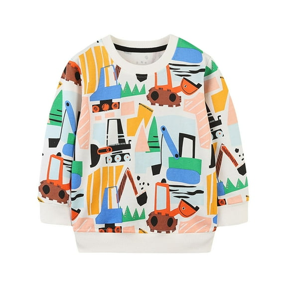 Bnwani Long Sleeve Toddler T Shirt Cotton Fall Crew Neck Tops 24 Months