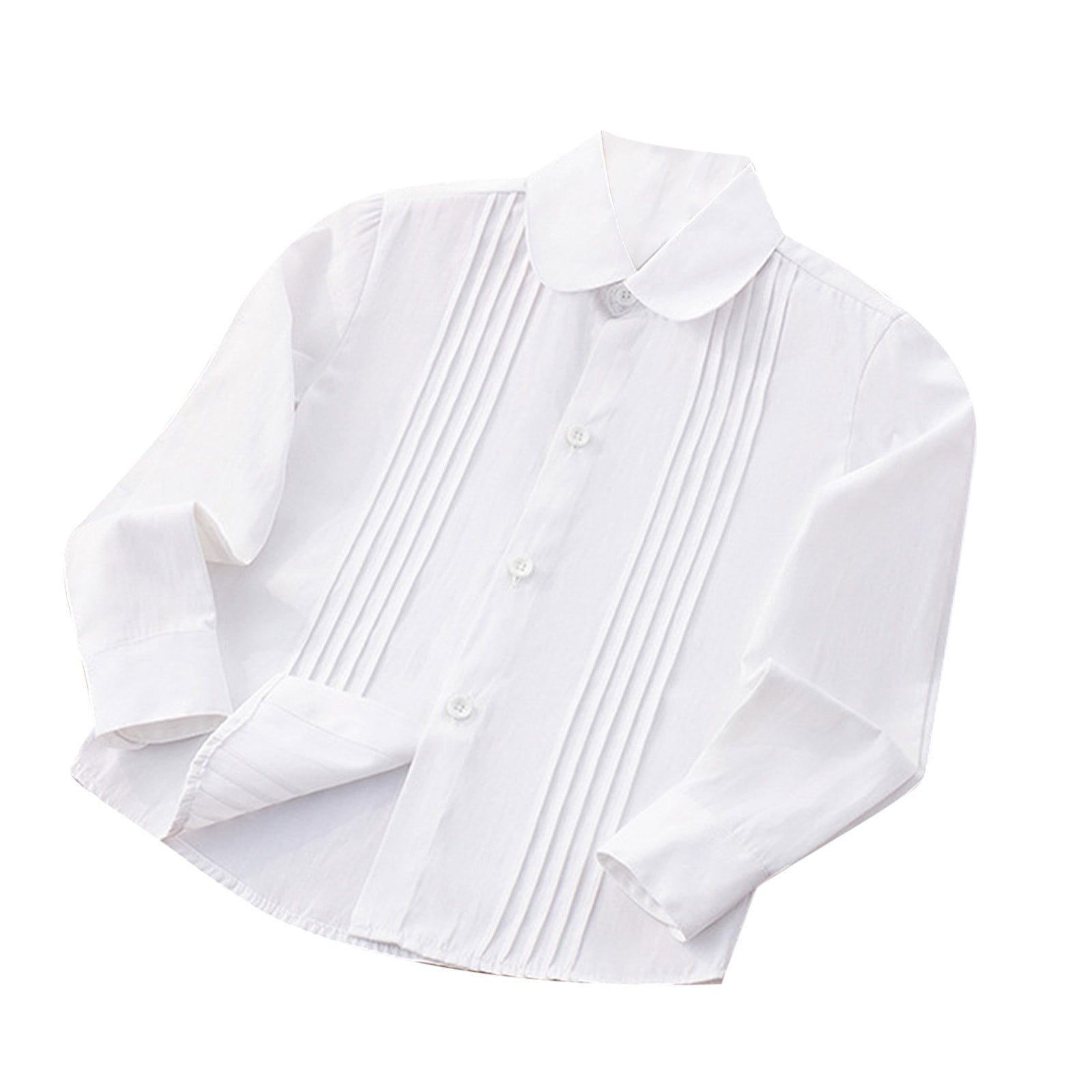 White Chest Stripe Toddler Long Sleeve Shirt main image 1