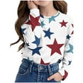 thumbnail image 1 of Bnwani Long Sleeve Toddler T Shirt White Crew Neck Casual Cute Printed Tops 9 Years, 1 of 8