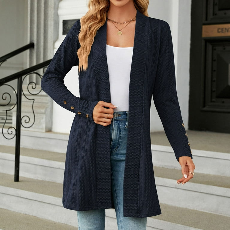 Women's Long Cardigan Sweaters Womens Cardigan Sweaters Long Womens Sweater  Sweater for The Drop Dress Pants Suits for Women Womens Everyday Tops