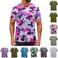 thumbnail image 1 of Bnwani Men Shirts Casual Crew Neck Tee Lightweight Shirts Camouflage XL, 1 of 10