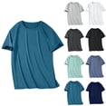 thumbnail image 1 of Bnwani Mens Shirts Breathable Lightweight Shirts Moisture-Wicking Tee Blue 3XL, 1 of 5