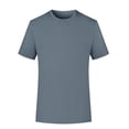 thumbnail image 1 of Bnwani Mens Shirts Moisture-Wicking Tee Quick Dry Solid Color Shirts Gray XL, 1 of 6