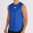 thumbnail image 1 of Bnwani Mens Tank Tops Sleeveless Solid&nbsp; Color Shirts Running Shirt Blue M, 1 of 6
