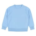 thumbnail image 1 of Bnwani Pullover Sweater for Girls Knitted Solid Sweater Blue, 1 of 2
