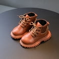 thumbnail image 1 of Bnwani Reeboker Shoes Girl Lace Shoes Toddler Girls Boys Elastic Fashion Boots Brown Size 22, 1 of 6