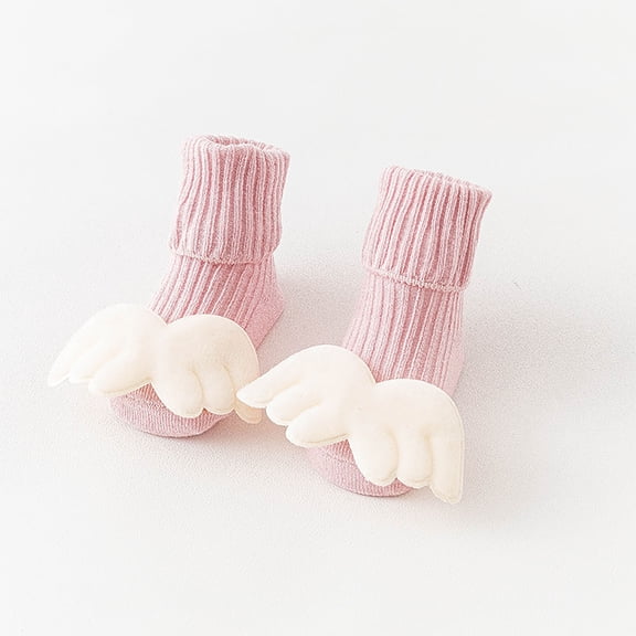 Bnwani Socks for Infant Crew Walking Floor Indoor Non-Slip Printed Socks Multicolor 12 Months