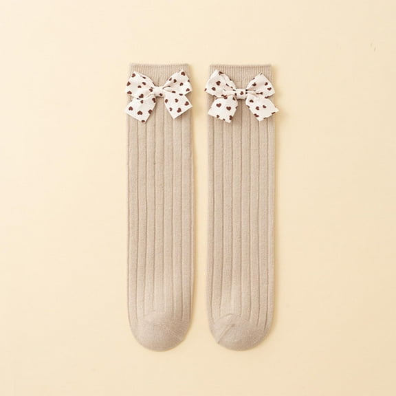 Bnwani Socks for Toddler Girls Fashion Floor Knitted Casual Comfortable Socks Yellow