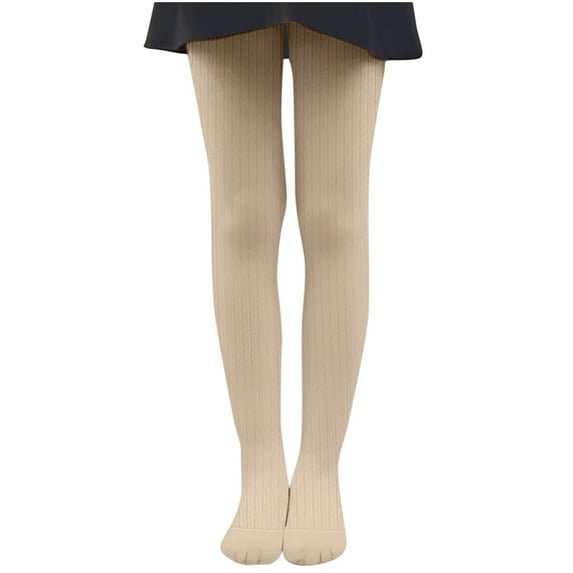 Bnwani Socks for Toddler Girls Winter Warm Tights Dance Cute Socks Yellow