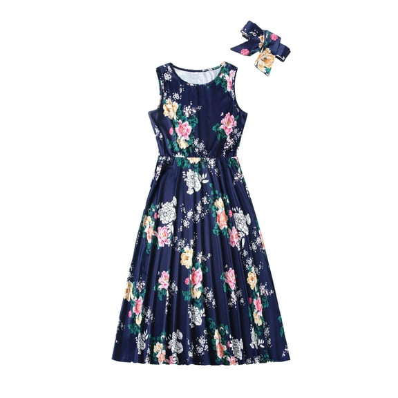 Bnwani Spring Dresses Mommy And Me Dresses Outfits Family Matching Dress For Mother And Daughter L