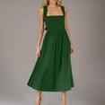 thumbnail image 1 of Bnwani Summer Dresses,Ladies Dresses,Casual,Ankle Length,Solid,Sleeveless,Green,S, 1 of 5