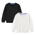 thumbnail image 1 of Bnwani Sweatshirt for Girls Cotton Long Sleeve Sweatshirt Cute Plain Tops Pullover, 1 of 8