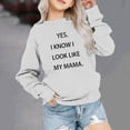 thumbnail image 1 of Bnwani Sweatshirt for Girls Crew Neck Long Sleeve Short Sweatshirt Printed Tops T-Shirts Pullover, 1 of 4