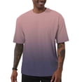 thumbnail image 1 of Bnwani T Shirts for Men Lightweight Moisture-Wicking Tee Breathable Shirts Pink 3XL, 1 of 7
