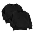 thumbnail image 1 of Bnwani Toddler Boys Sweatshirt Cotton Crew Neck Long Sleeve Sports Sweatshirt Plain Tops Pullover, 1 of 2