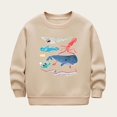 thumbnail image 1 of Bnwani Toddler Boys Sweatshirt Crew Neck Long Sleeve Winter Warm Sweatshirt Printed Pullover, 1 of 7