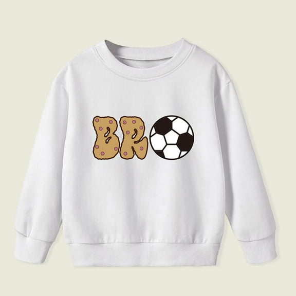 Bnwani Toddler Girl Sweatshirt Crew Neck Long Sleeve Fall Warm Sweatshirt Printed Pullover