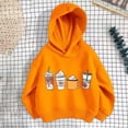 thumbnail image 1 of Bnwani Toddler Hoodies Girls Cotton Long Sleeve Loose Thin Sweatshirt Printed Tops Pullover, 1 of 3