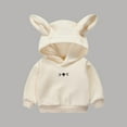 thumbnail image 1 of Bnwani Toddler Hoodies Girls Cotton Long Sleeve Spring Sweatshirt Tops Pullover, 1 of 4