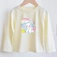 thumbnail image 1 of Bnwani Toddler Shirts Long Sleeve Cotton Crew Neck Loose Casual Printed Tops 3-4t, 1 of 3