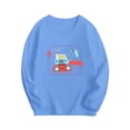 thumbnail image 1 of Bnwani Toddler Shirts Long Sleeve Cotton Fall Crew Neck Casual Fashion Printed Tops 4-5t, 1 of 2