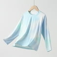 thumbnail image 1 of Bnwani Toddler Shirts Long Sleeve Crew Neck Outdoor Sunscreen Thin Tops 9 Years, 1 of 3