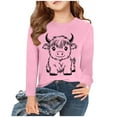 thumbnail image 1 of Bnwani Toddler Shirts Long Sleeve Fall Crew Neck Casual Fashion Printed Tops, 1 of 4