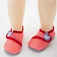 thumbnail image 1 of Bnwani Toddler Socks for Girls Spring Floor Indoor Non-Slip Socks Red 4-5t, 1 of 6